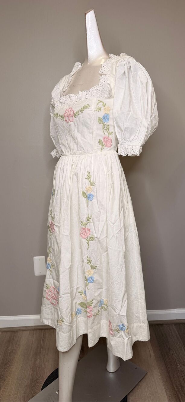 For Love & Lemons Erin Midi Dress Size Small $349 - Picture 5 of 9